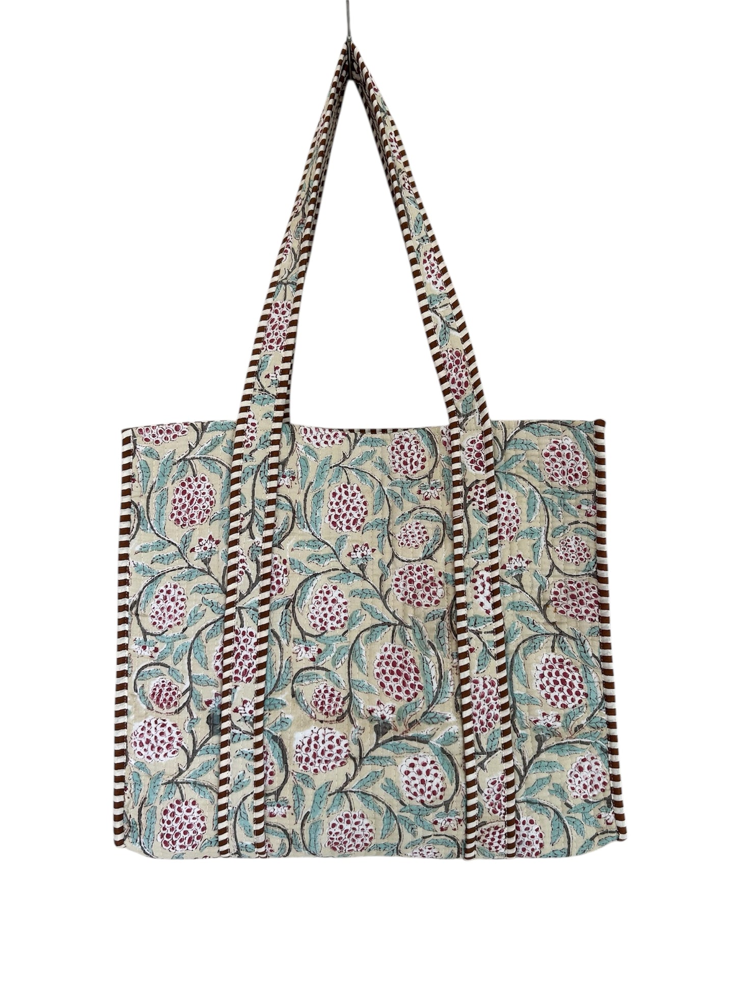 The Dorking - Block Print Cotton Tote Bag