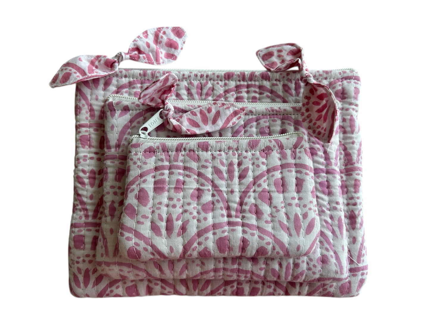 The Whitby Pink - Quilted Pouch