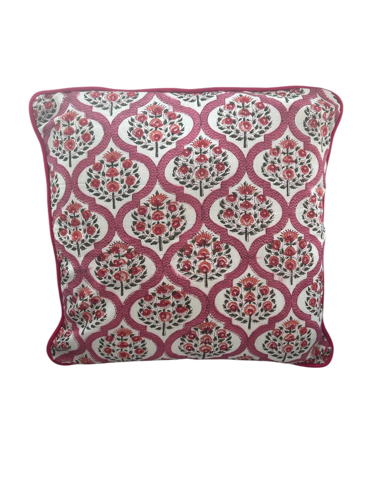 The Haslemere - Block Print Cushion Cover