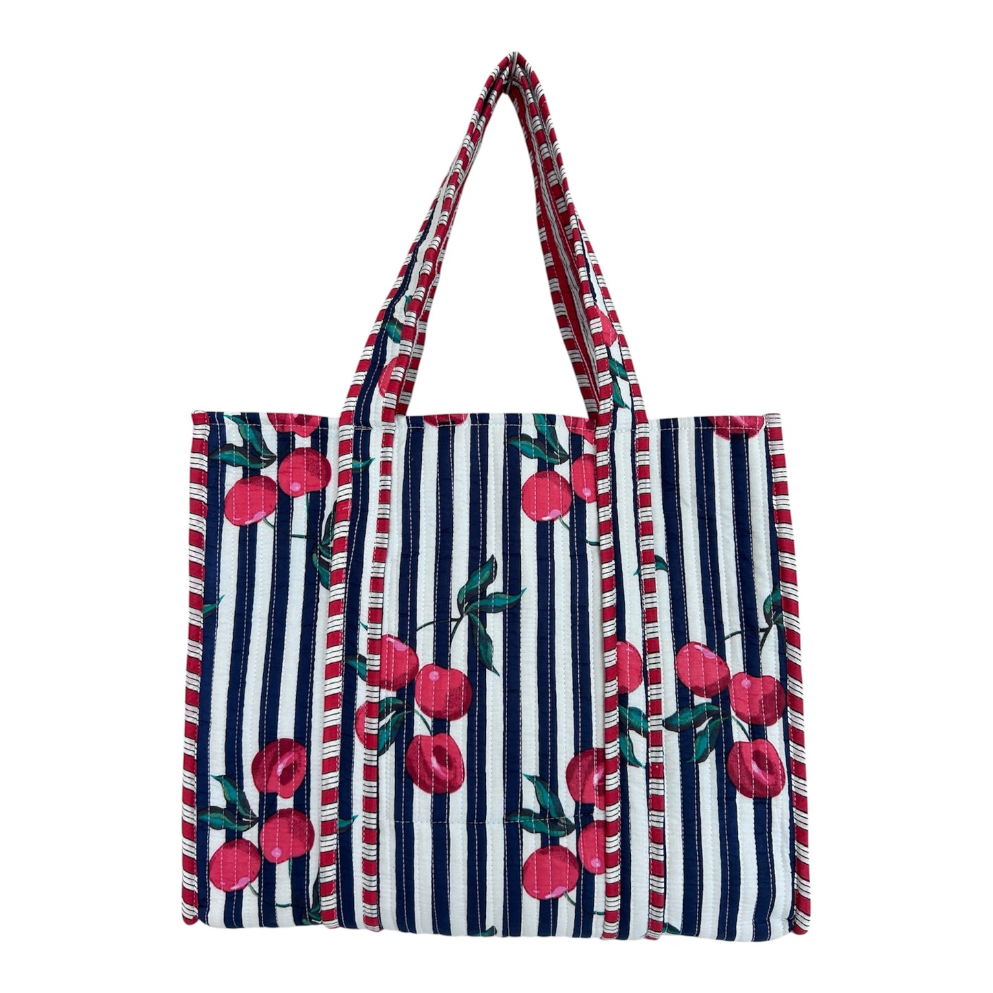 Indian Block Print Tote Bag – The Cherry Burton – Handmade Cotton Boho Bag