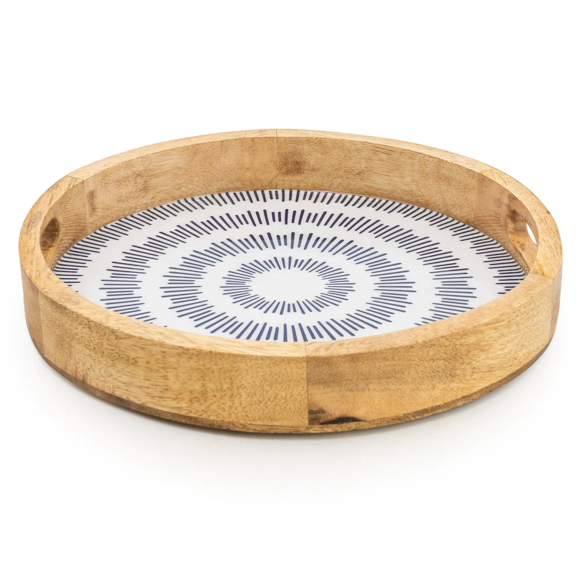 Handcraft Chelsea Round Mango Wood Tray