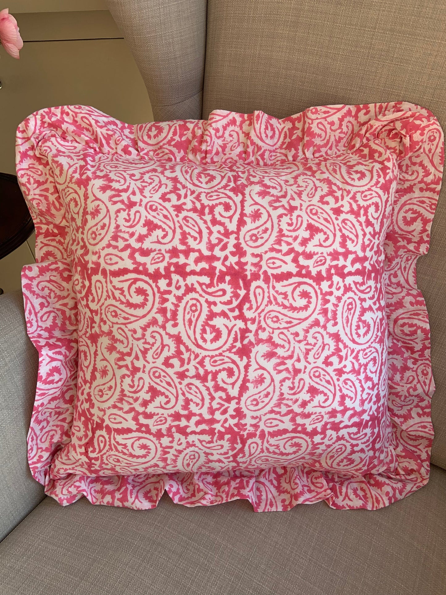 The Knightsbridge - Block Print Cushion Cover