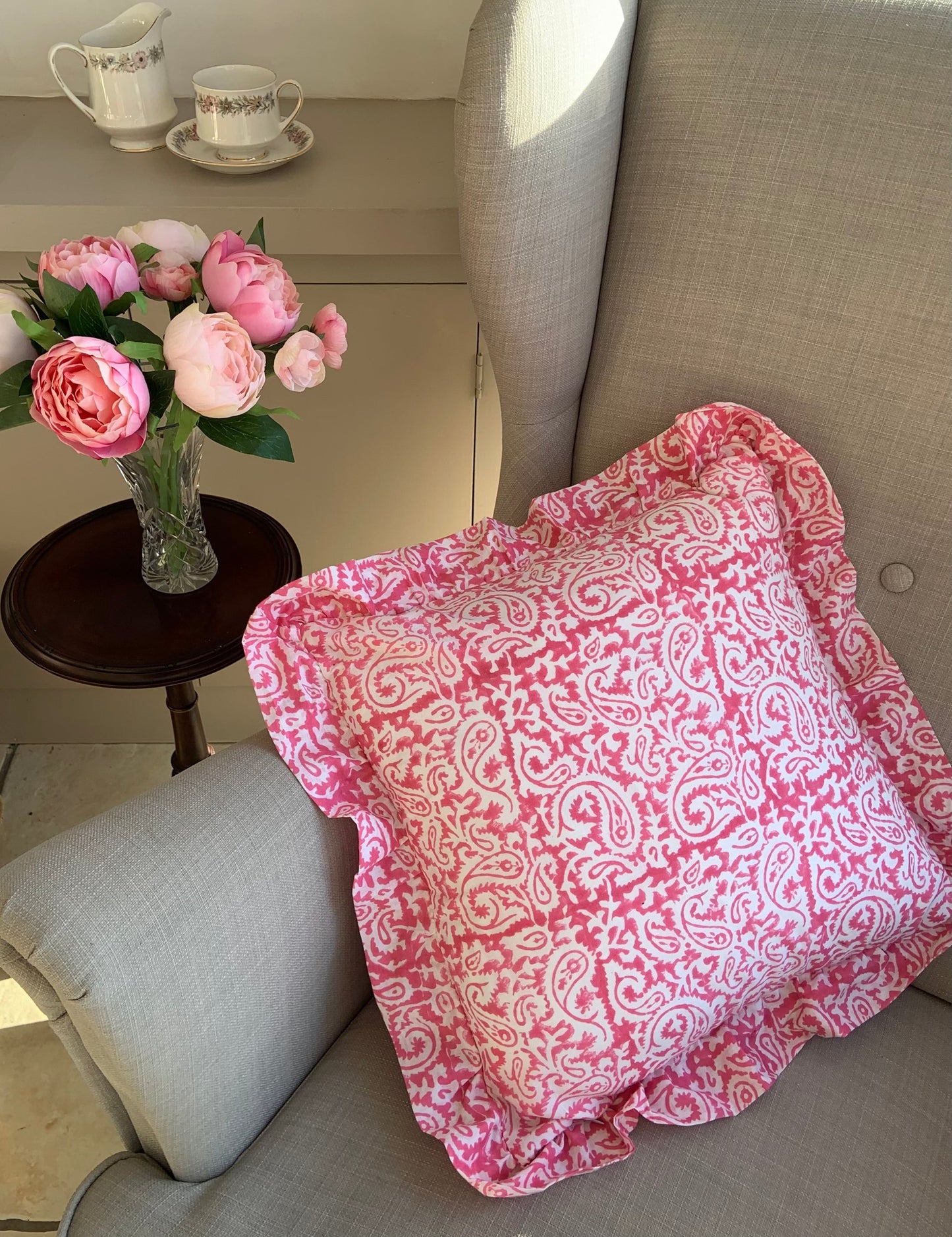 The Knightsbridge - Block Print Cushion Cover