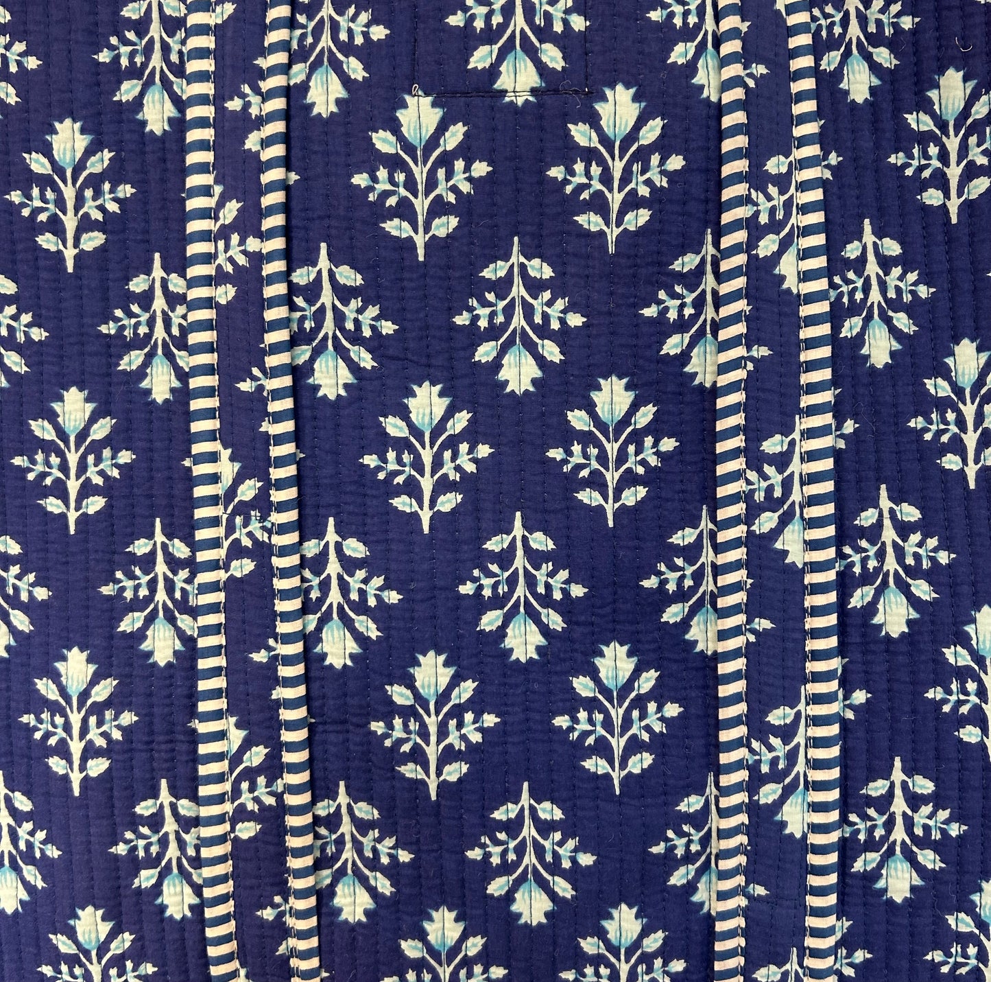 Indian Block Print Tote Bag – The Midhurst Range – Handmade Cotton Boho Bag -