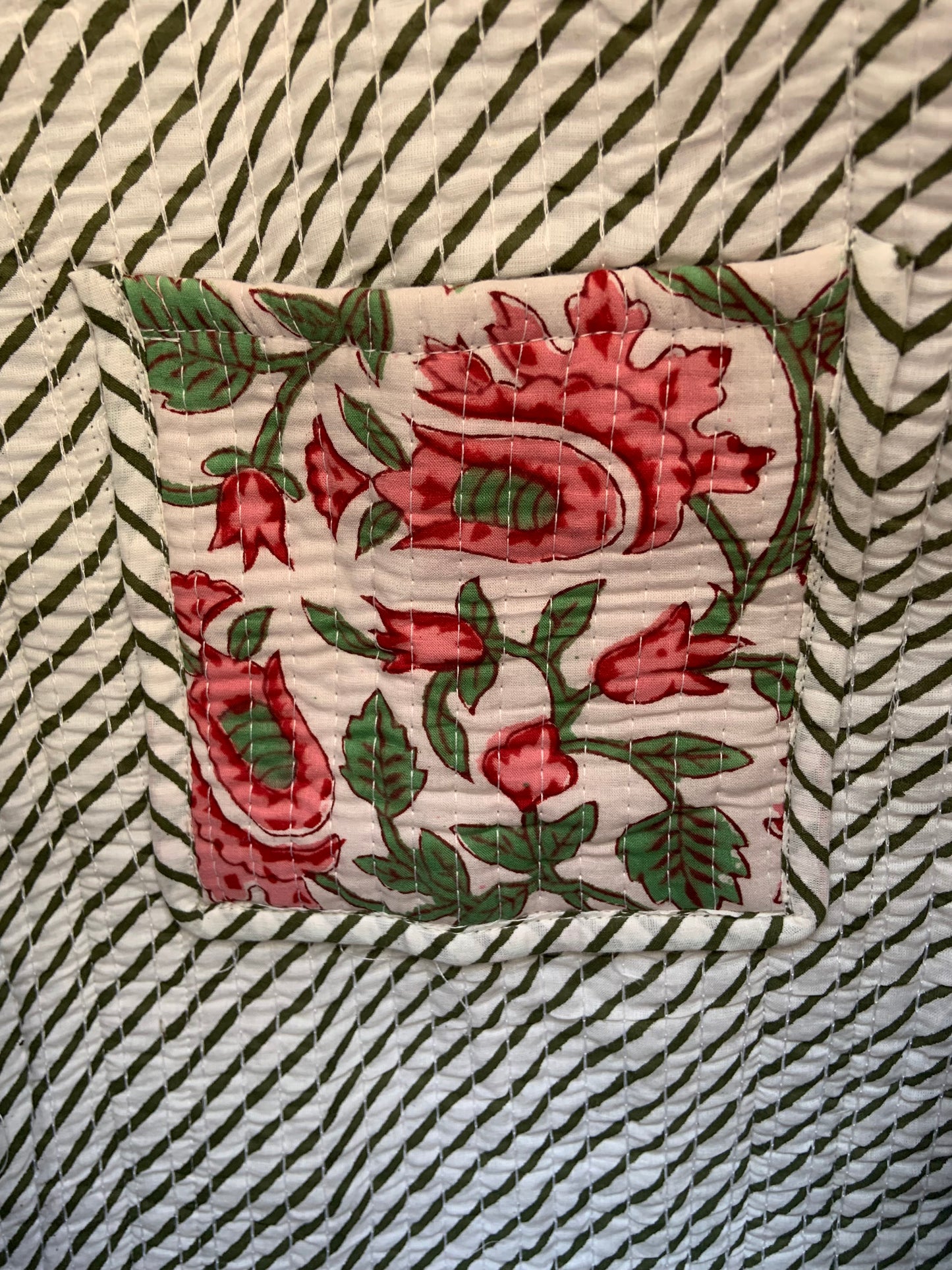 The Henley - Block Print Cotton Tote Bag