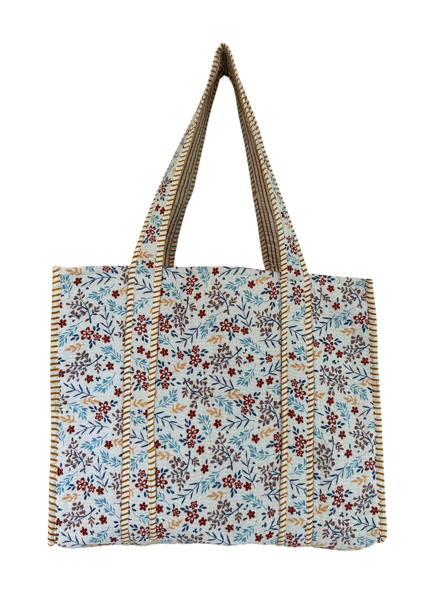 The Itchenor - Block Print Cotton Tote Bag