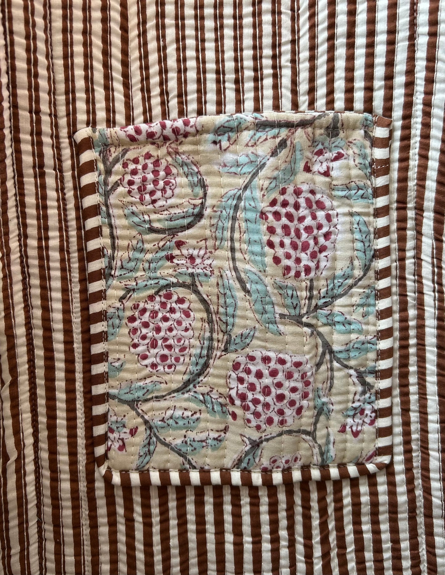 The Dorking - Block Print Cotton Tote Bag