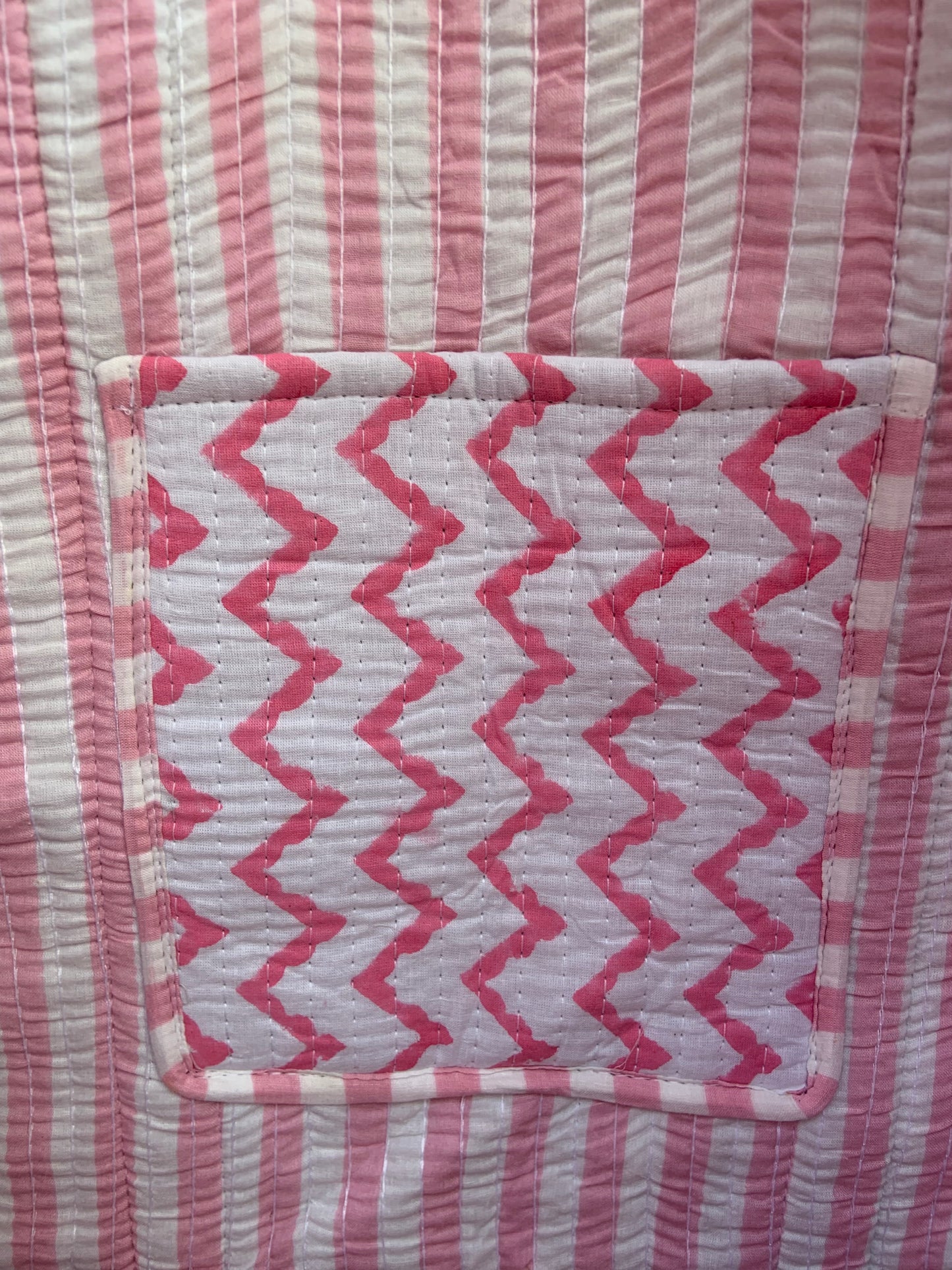 The Chester - Block Print Cotton Tote Bag