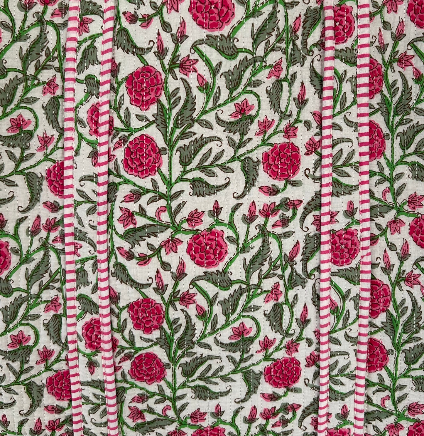 Indian Block Print Tote Bag – The Exmouth Range – Handmade Cotton Boho Bag