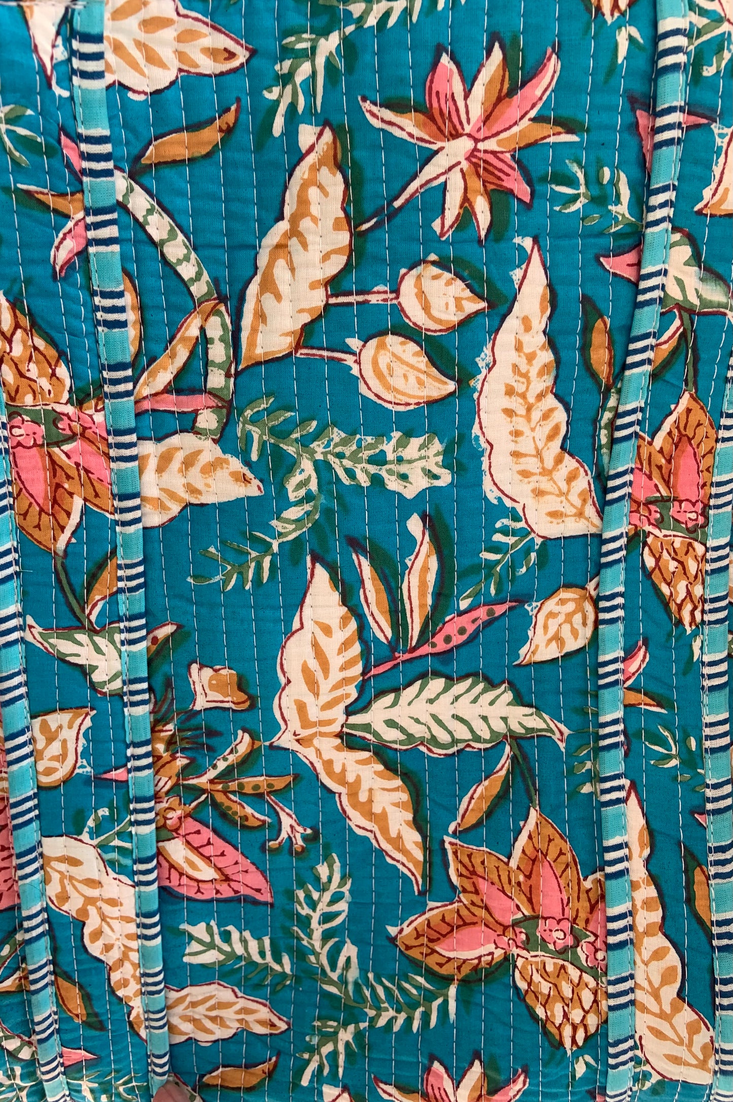 The Canterbury - Block Print Cotton Tote Bag