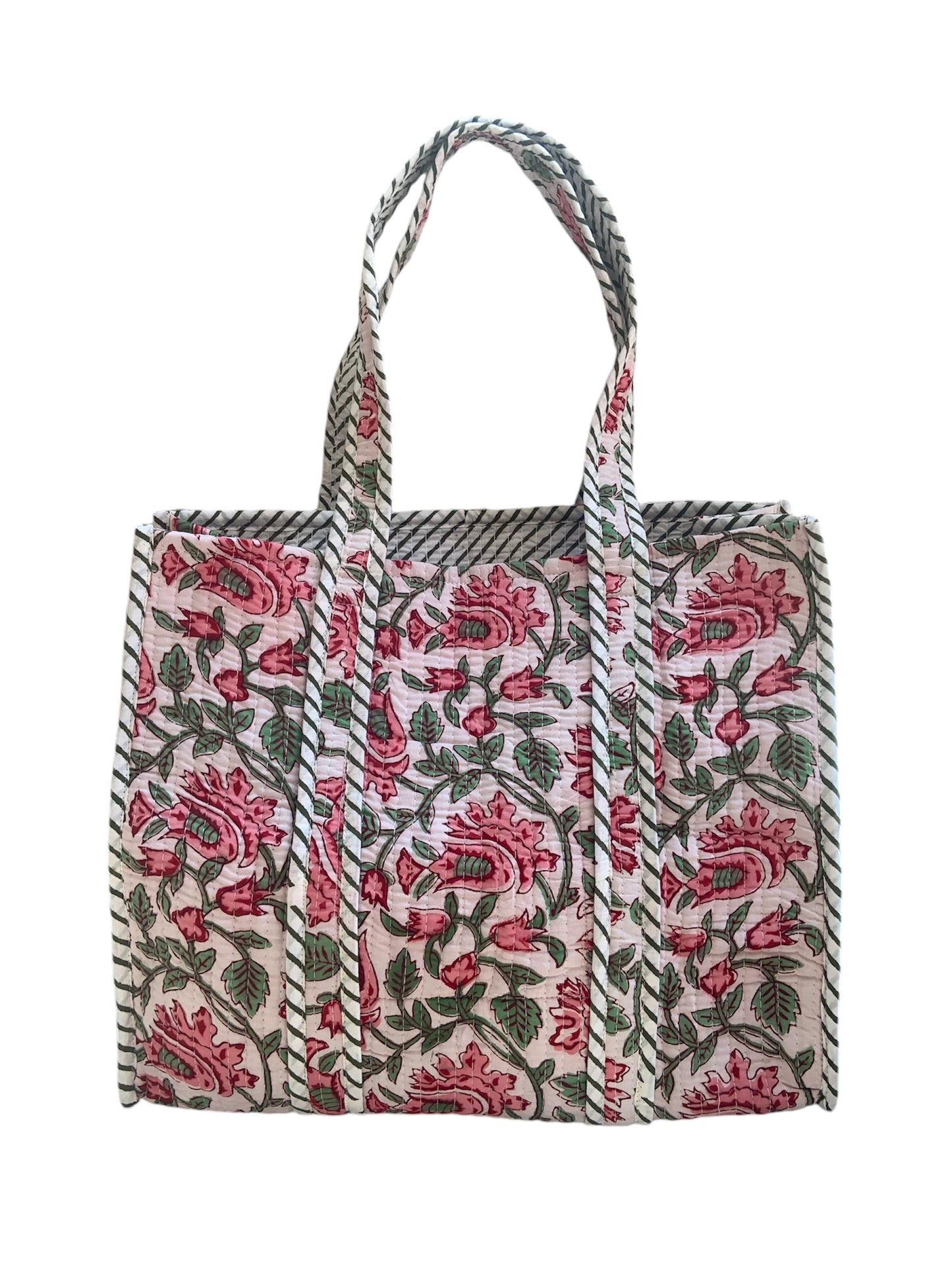 The Henley - Block Print Cotton Tote Bag