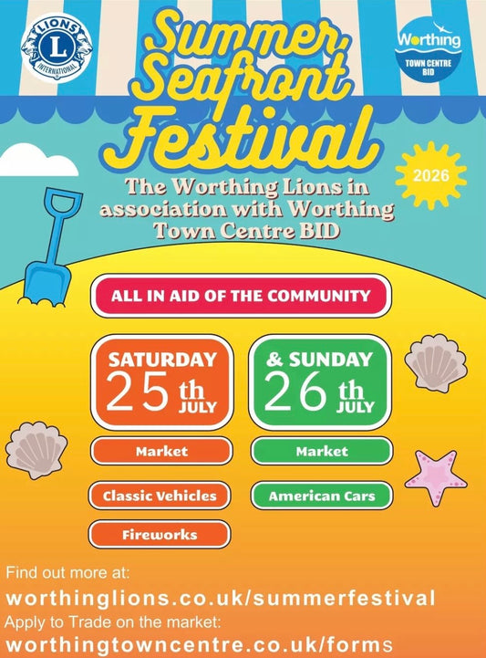 Worthing Lions Summer Festival - 25th to 26th July 2026
