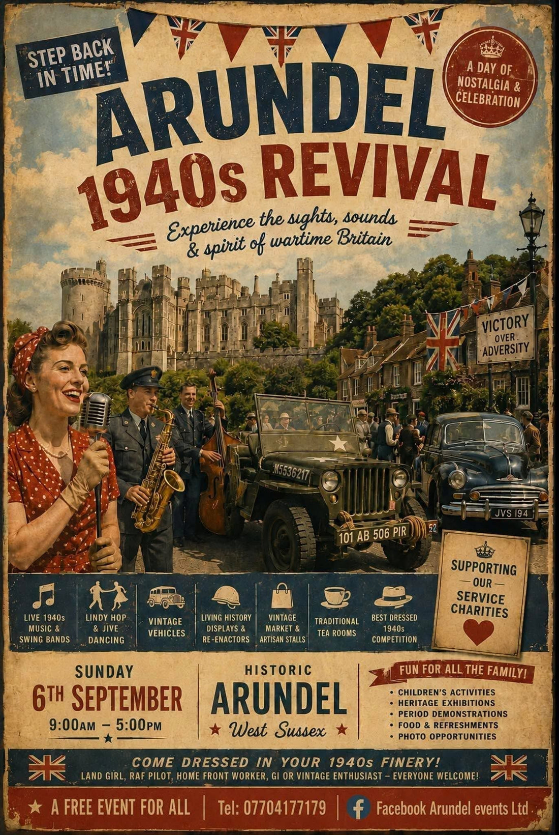 Arundel 1940's Revival - Sunday 6th September 2026