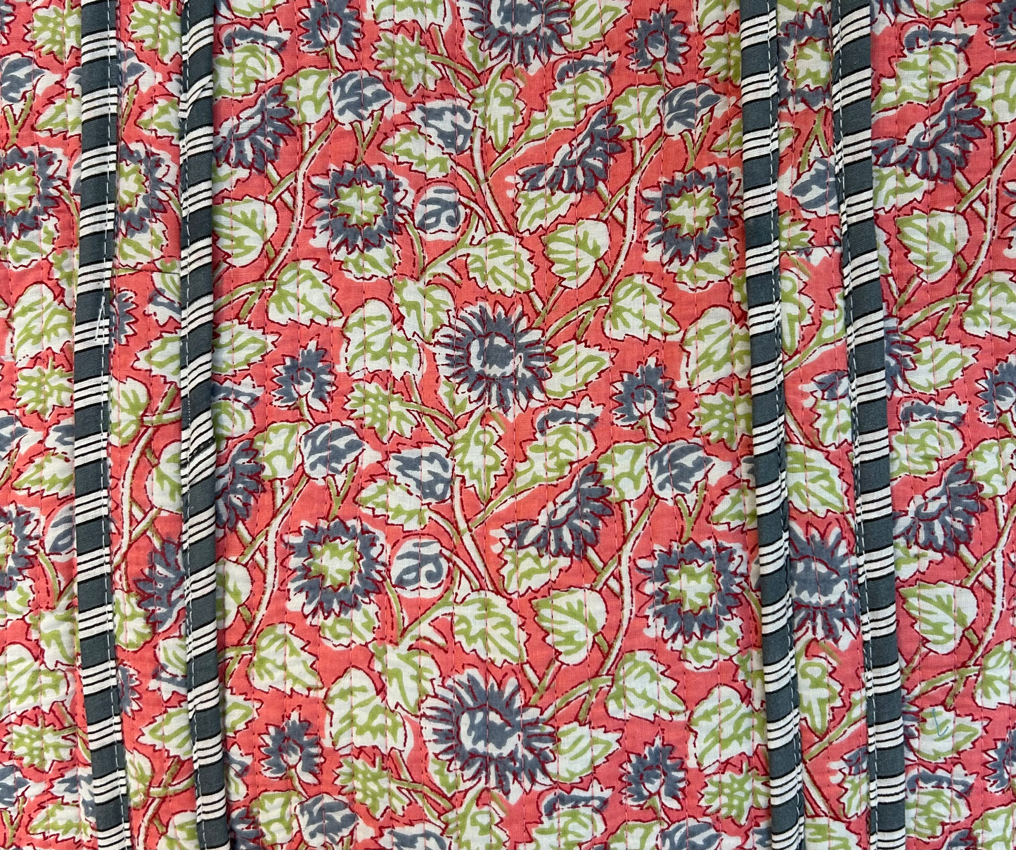 Indian Block Print Tote Bag – The Padstow Range – Handmade Cotton Boho Bag