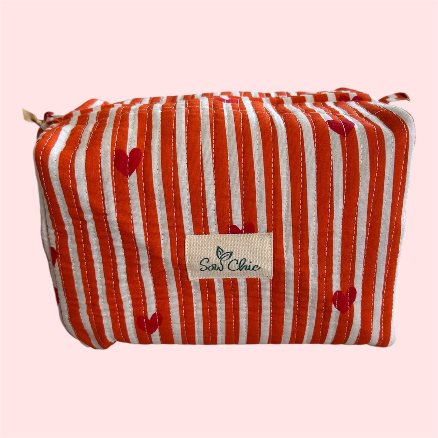 Handmade Indian Block Print Cotton Wash Bag – Travel Toiletry Pouch - The Ryde Range