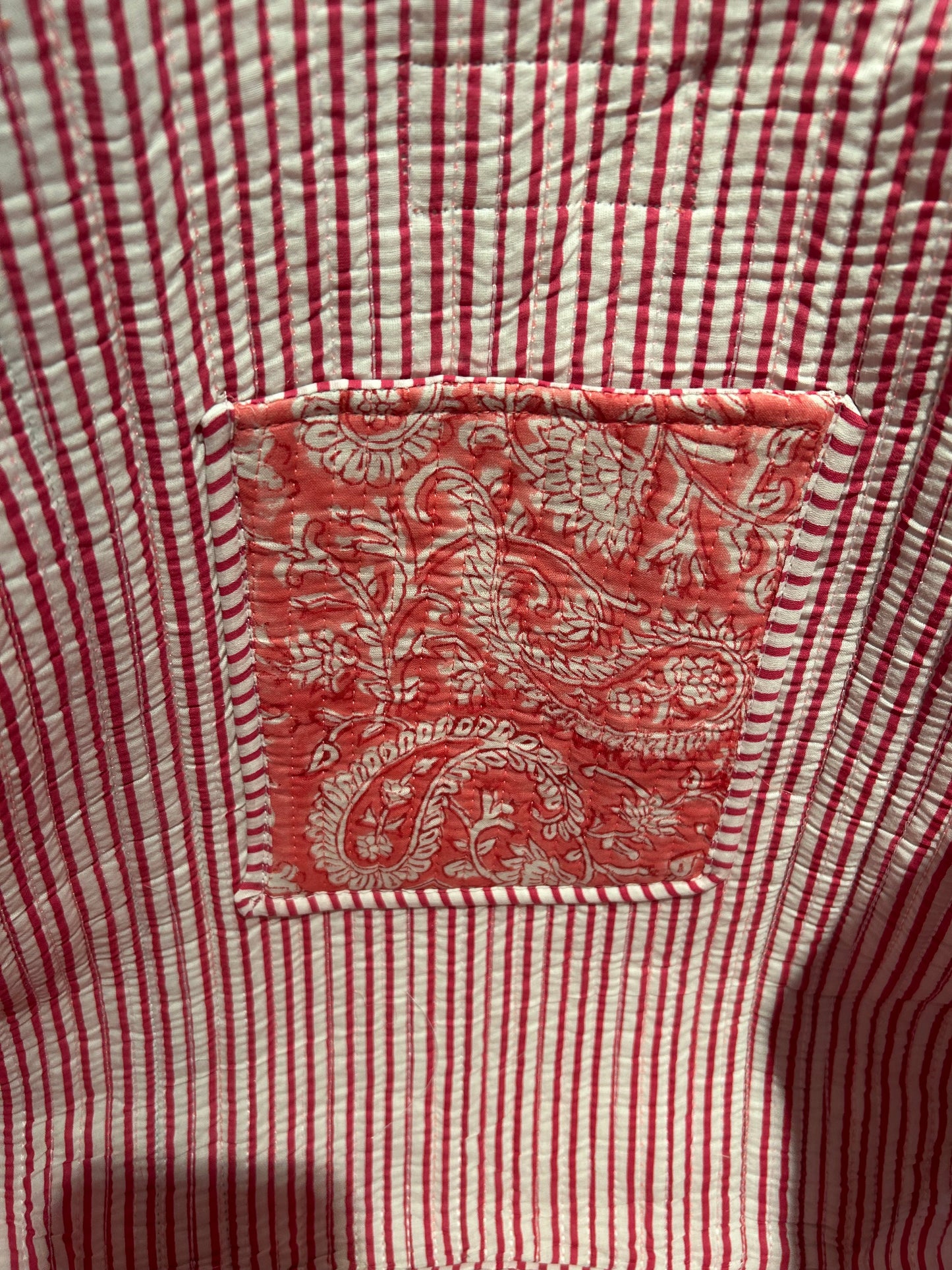 Indian Block Print Tote Bag – The Fowey – Handmade Cotton Boho Bag