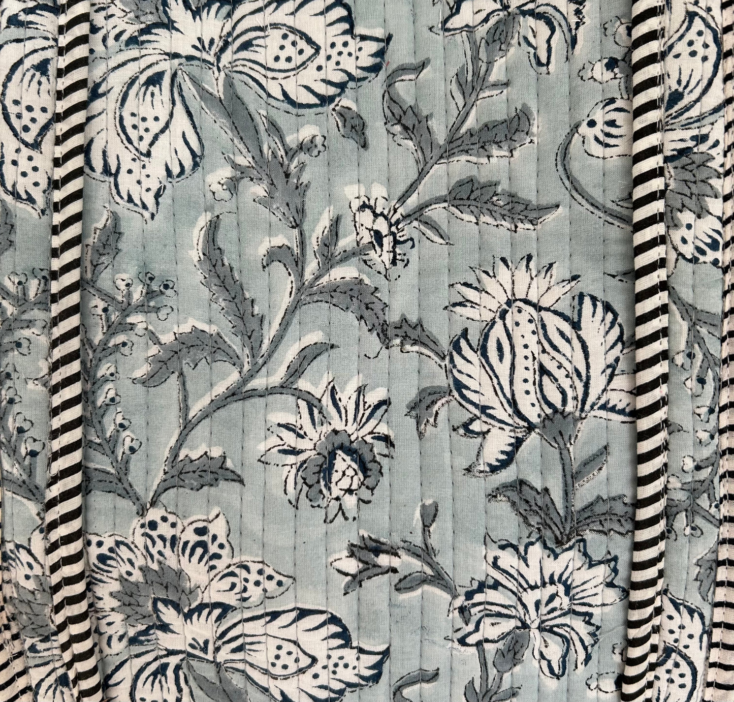 Indian Block Print Tote Bag – The Thorney Island Handmade Cotton Boho Bag