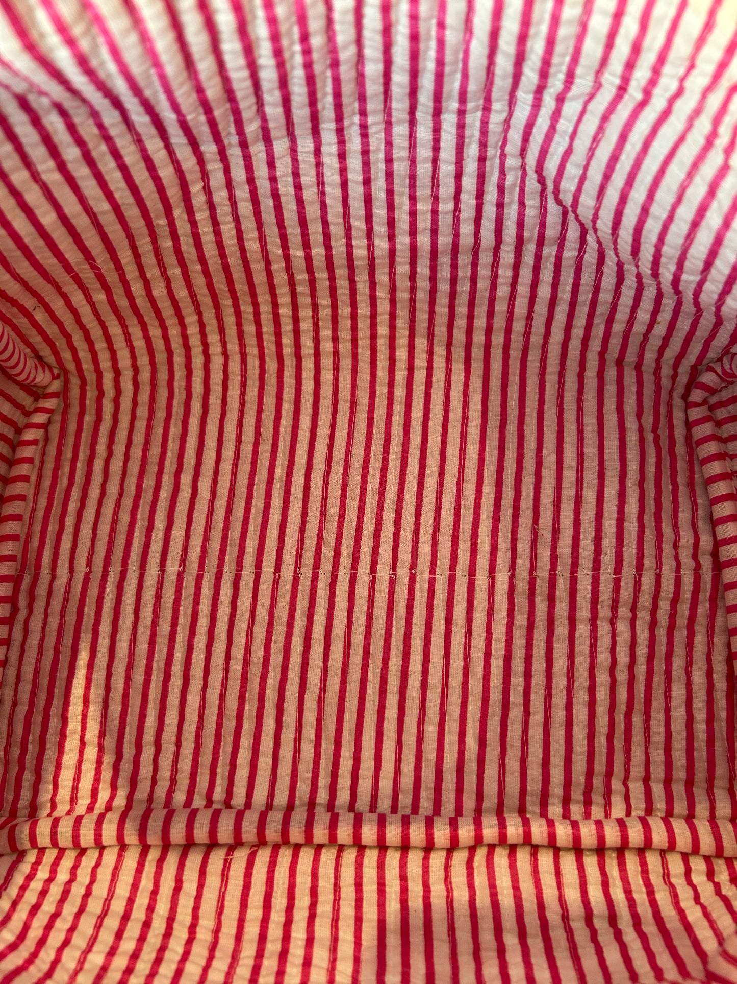 Handmade Indian Block Print Cotton  Vanity Bag – Travel Toiletry Pouch - The Exmouth Range