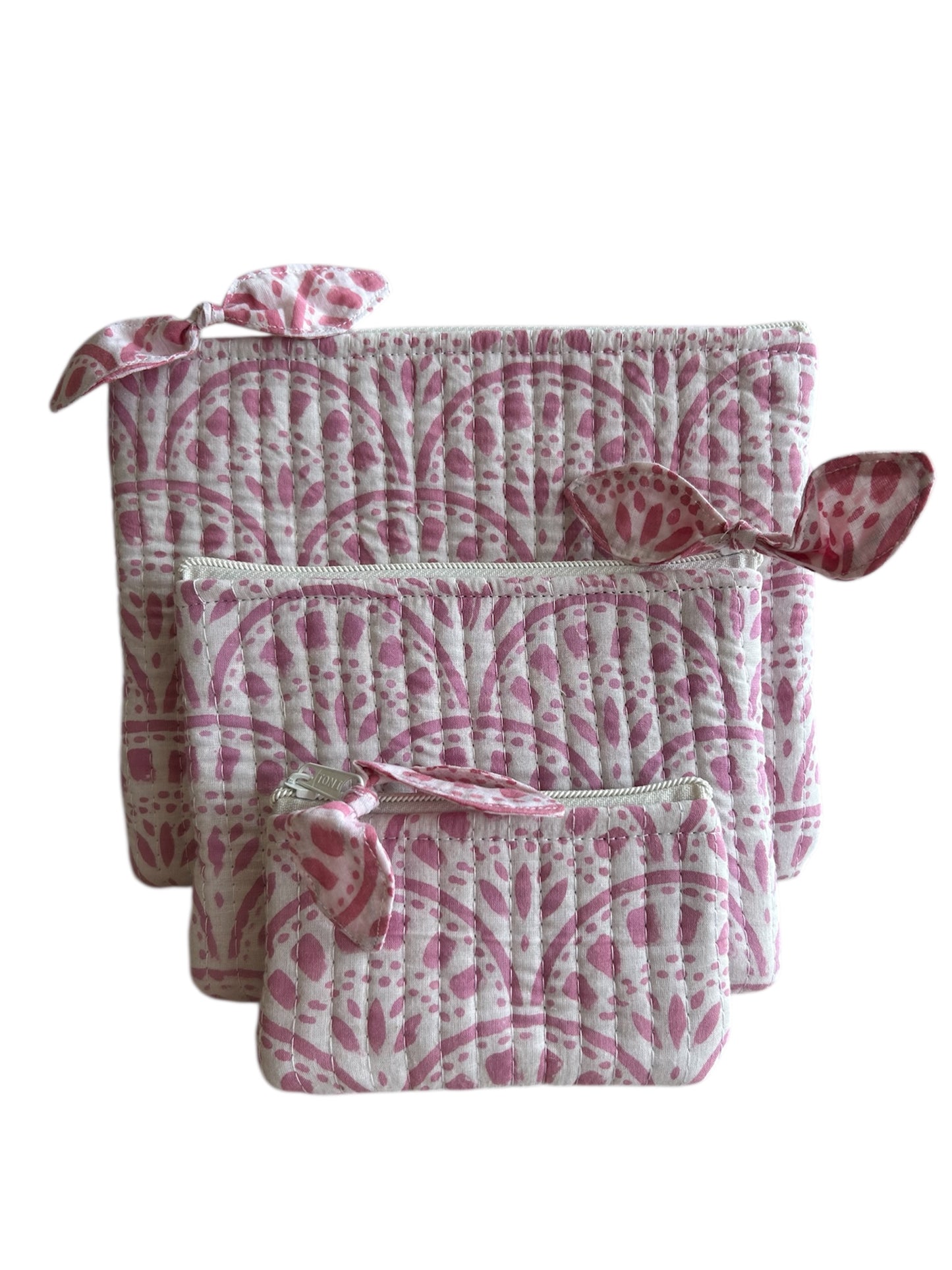 The Whitby Pink - Quilted Pouch