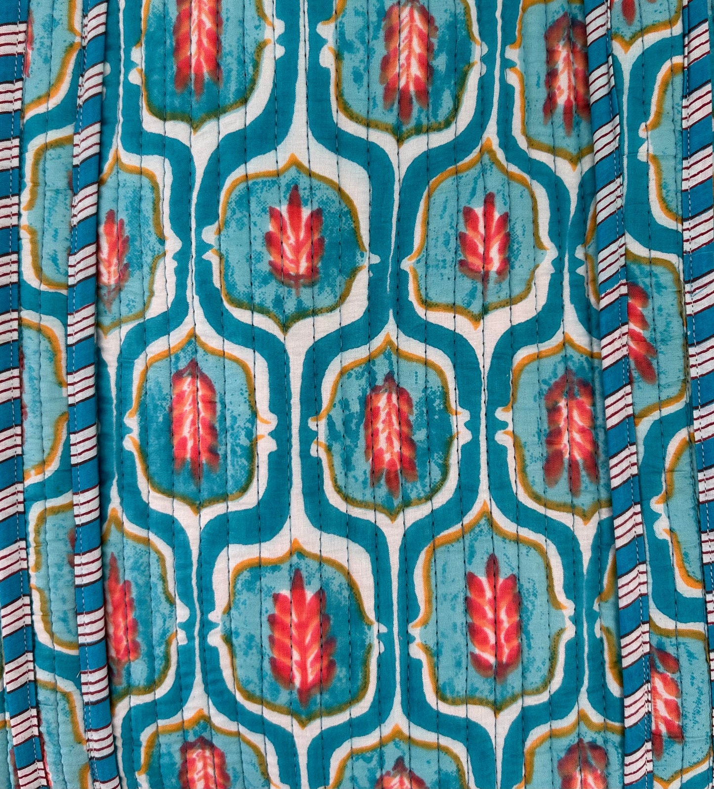 Indian Block Print Tote Bag – The Cranleigh Handmade Cotton Boho Bag