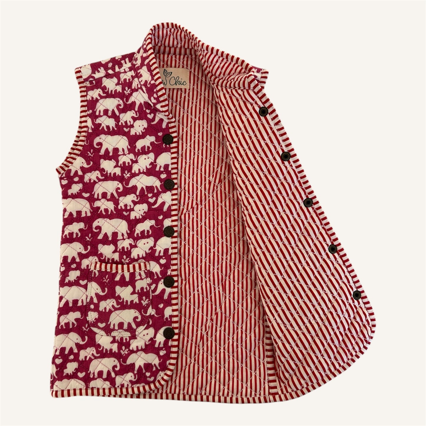 Pink Elephants Gilet