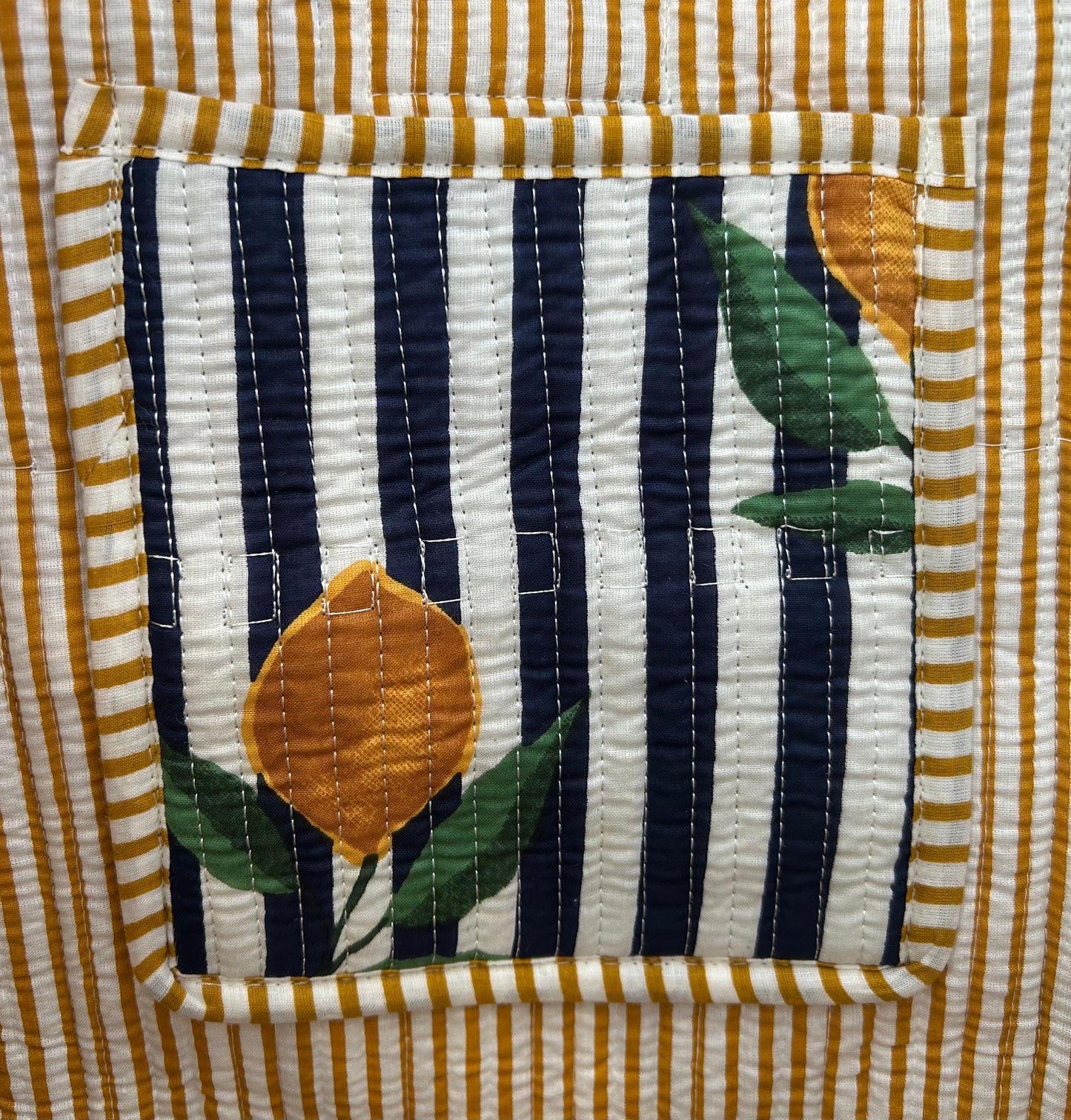 Indian Block Print Tote Bag - Zip – The Lemon Stripe – Handmade Cotton Boho Bag