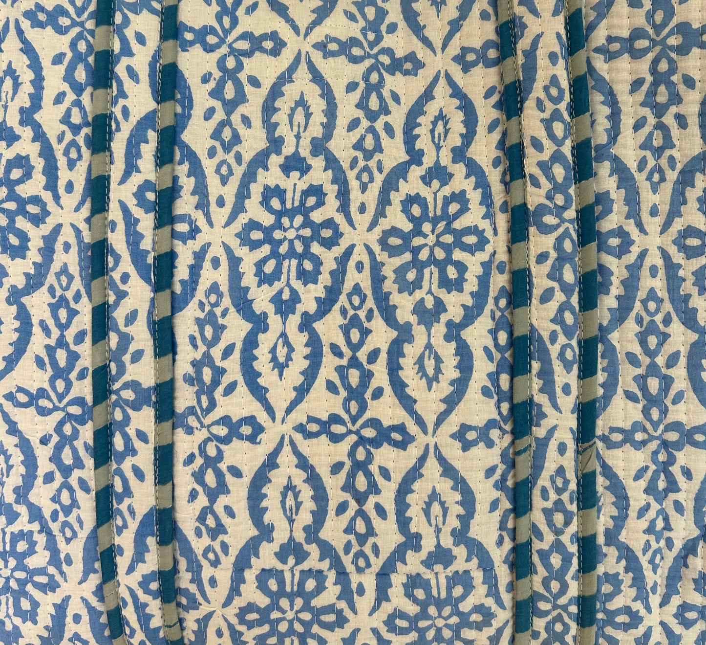 The Oxford  - Block Print Cotton Tote Bag