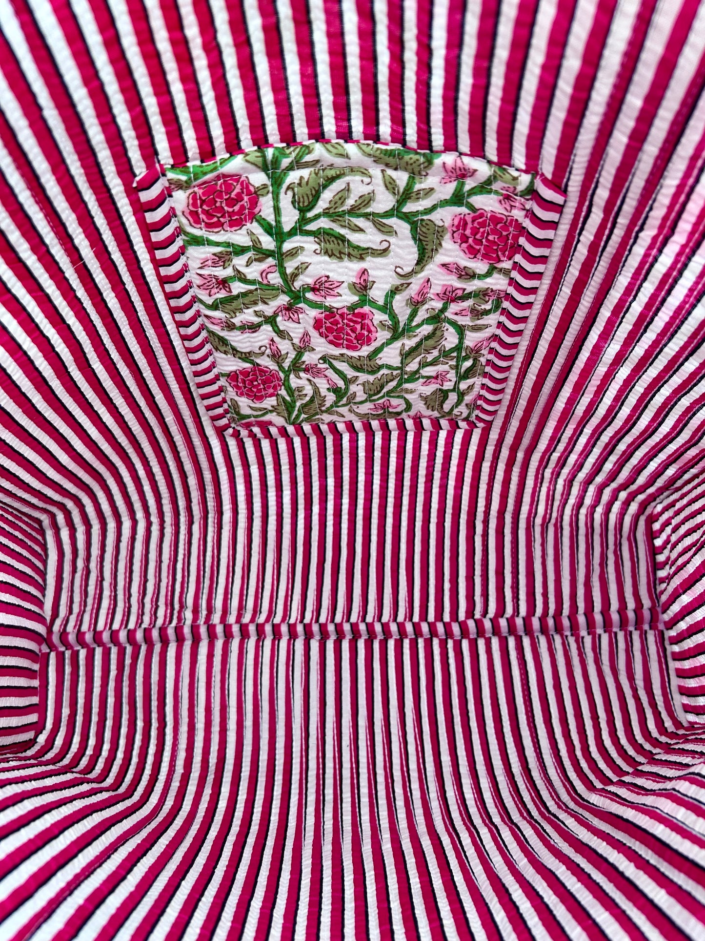 Indian Block Print Tote Bag – The Exmouth Range – Handmade Cotton Boho Bag