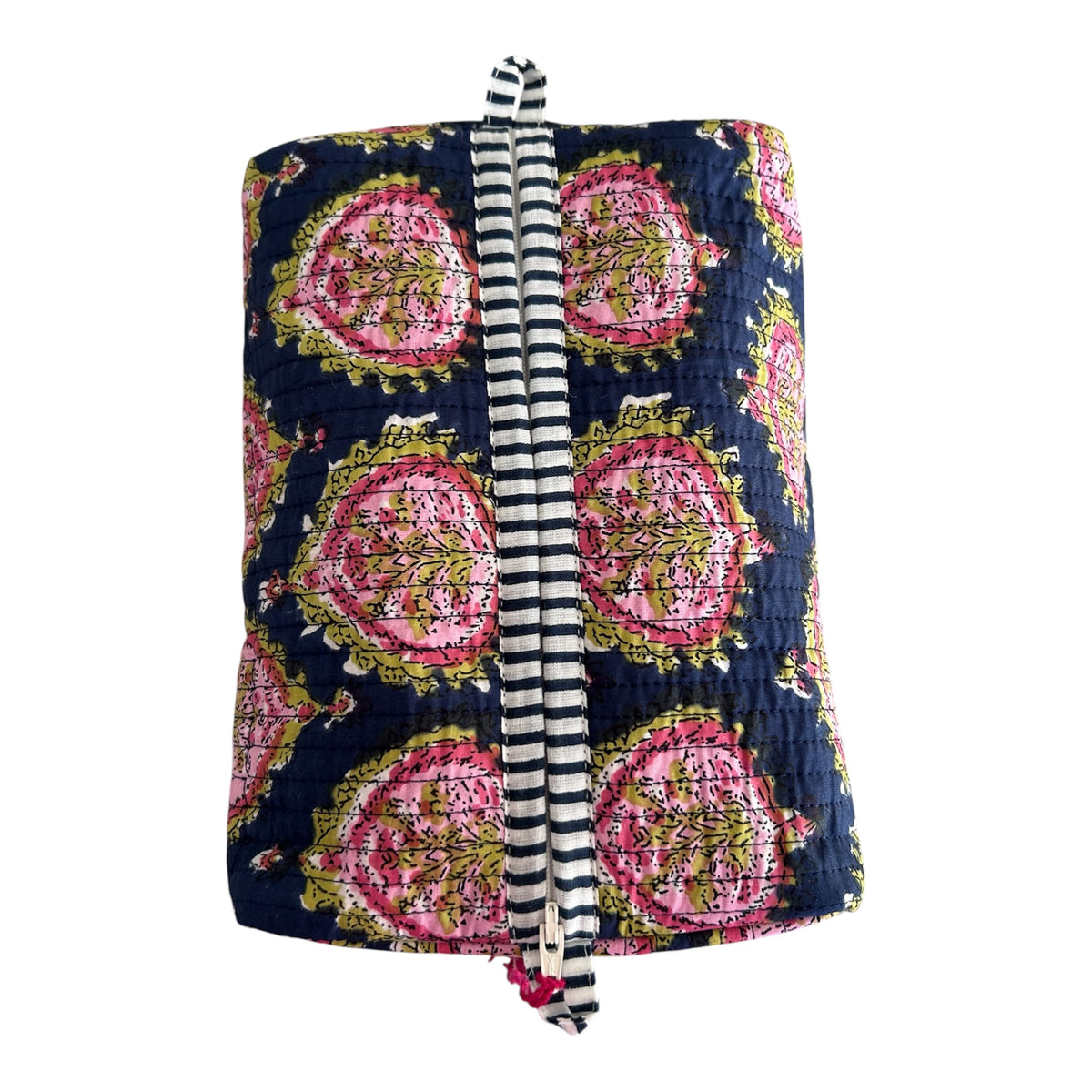 Handmade Indian Block Print Cotton Wash Bag – Travel Toiletry Pouch - The Arundel Range