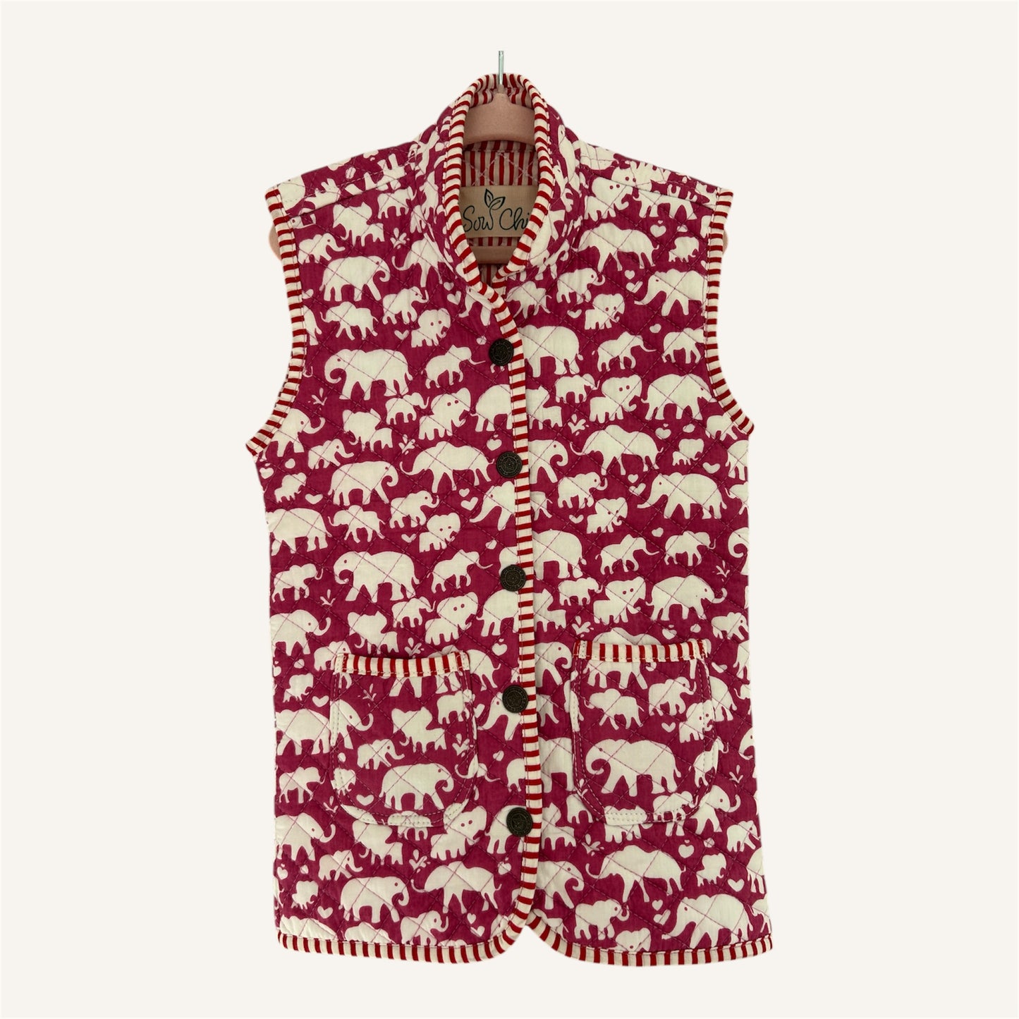 Pink Elephants Gilet