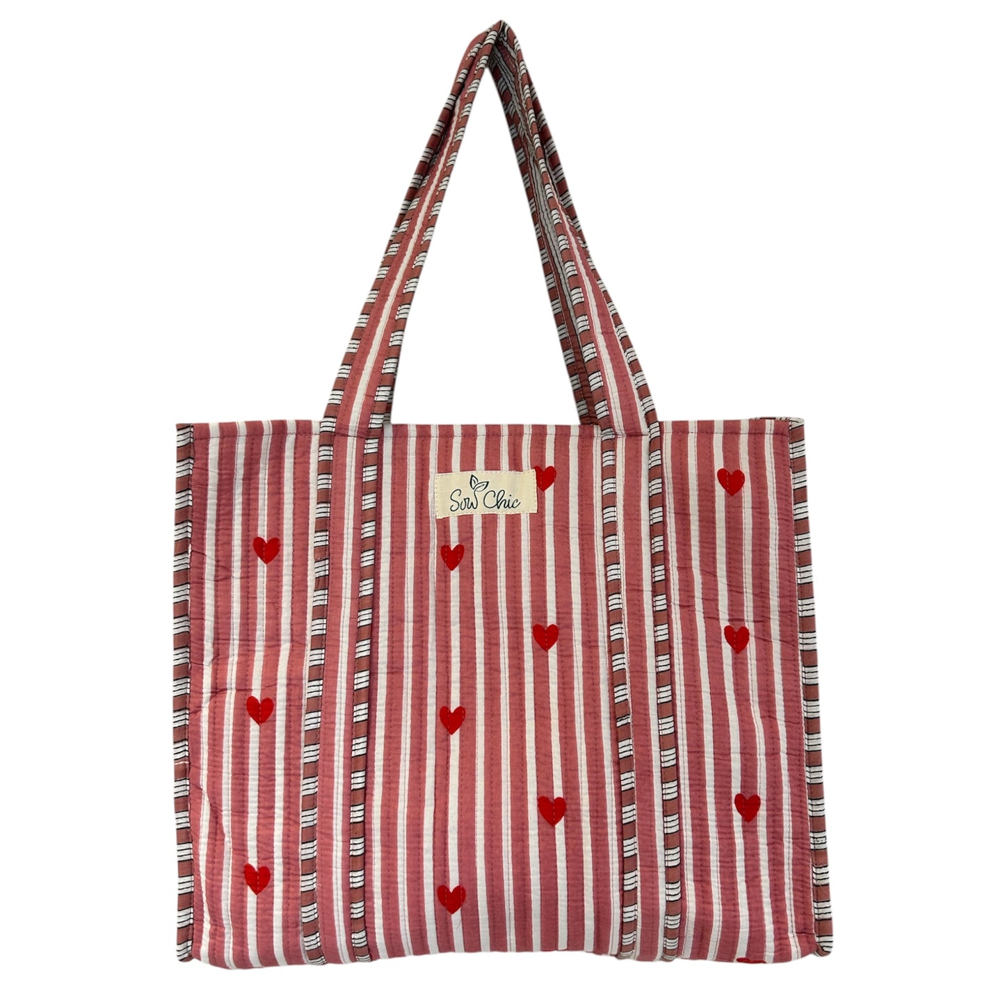 Indian Block Print Tote Bag – The Woking – Handmade Cotton Boho Bag